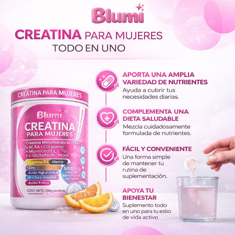 BLUMI - CREATINA PARA MUJERES
